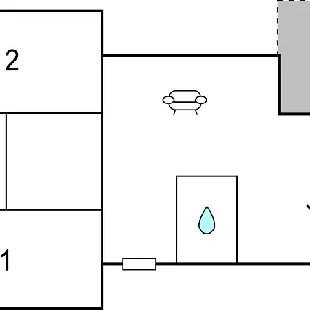 Apartment 2 Bedroom Beautiful In Vrbnik (Primorje-Gorski Kotar)